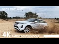 Range rover evoque off road test driving on ice moose and slalom test  4 different cars  rre