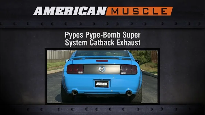 2005-2010 Mustang Pypes Exhaust Sound Clip Pype-Bomb Super System Catback (GT) Review