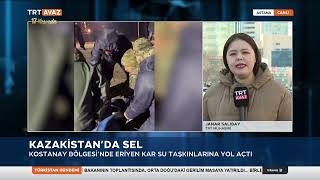 Kazakistanda Sel: Eriyen Kar Su Taşkınlarına Yol Açtı - Türki̇stan Gündemi̇ - 30.03.2026