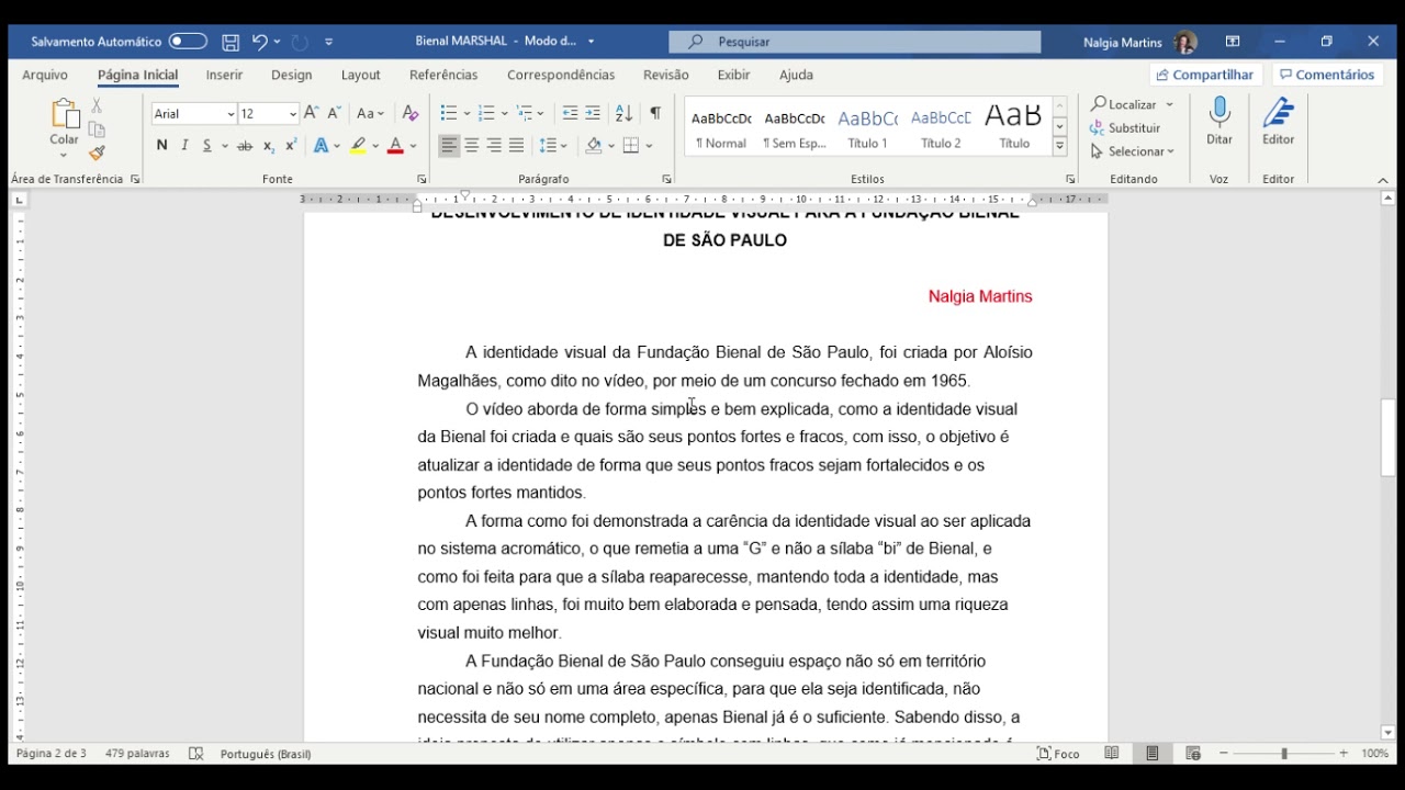 Tutorial - Alinhamento regras ABNT - YouTube