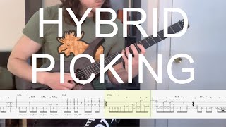 HYBRID PICKING IN METAL - An Underrated Guitar Technique - Guitar Technique Tutorial