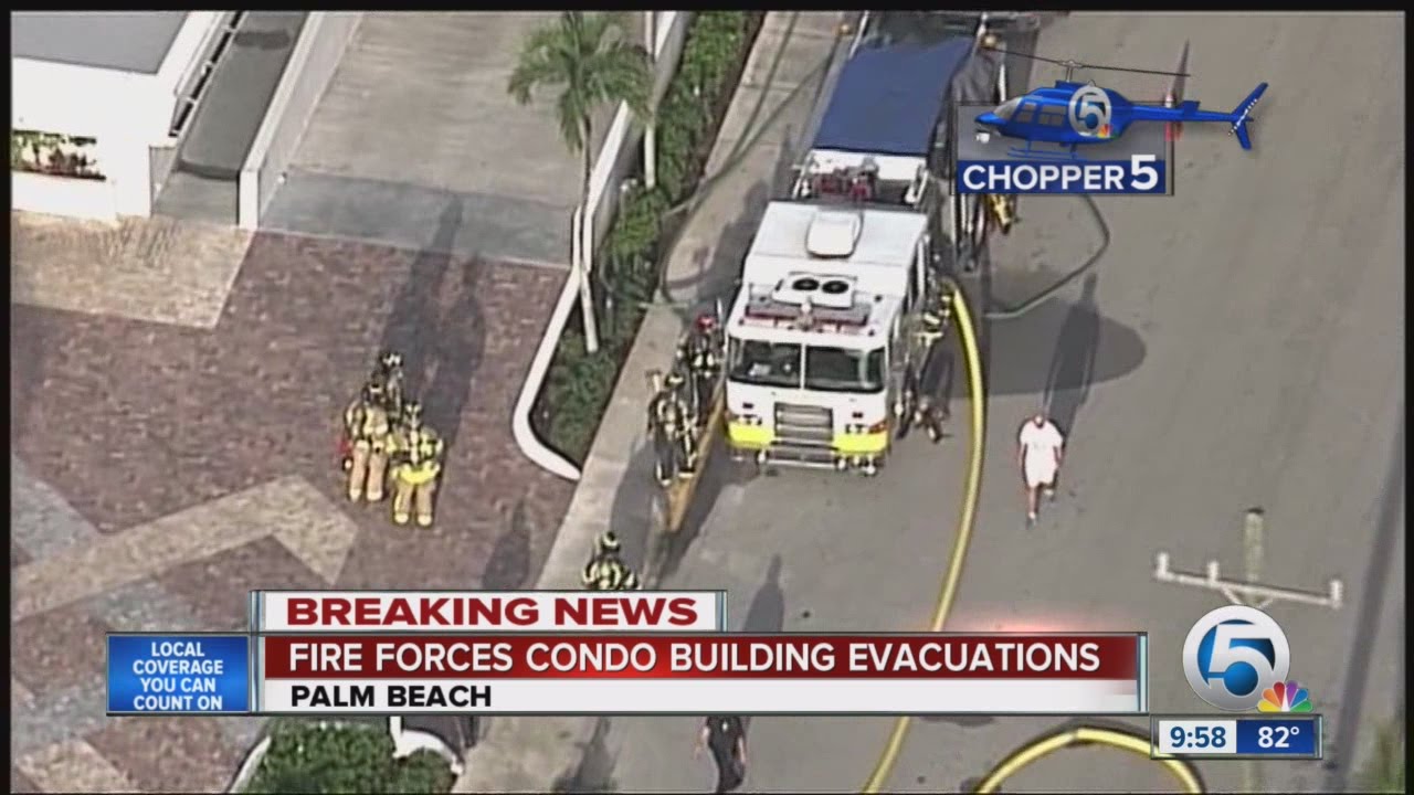 Palm Beach apartment fire evacuates residents YouTube