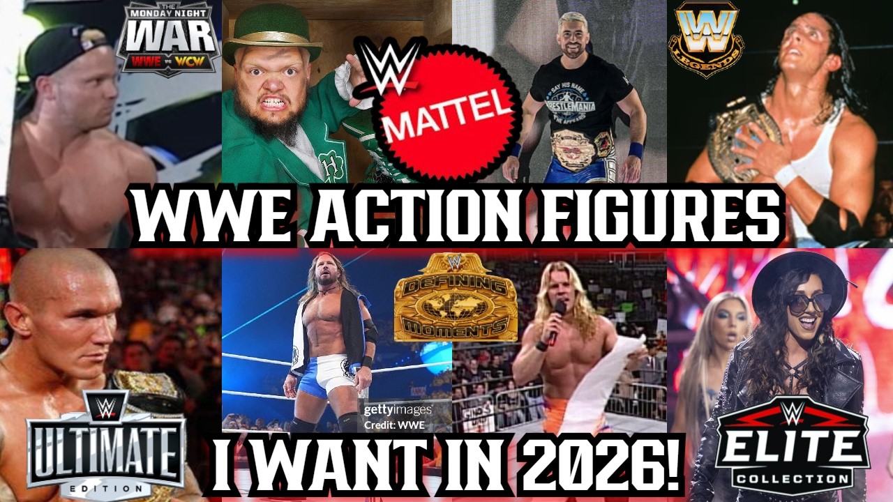 Список желаемых фигурок WWE от Mattel на 2026 год!