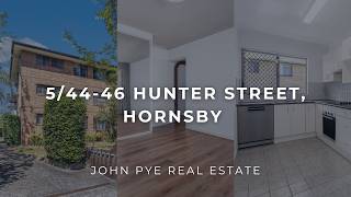 5/44-46 Hunter Street, Hornsby | John Pye Real Estate