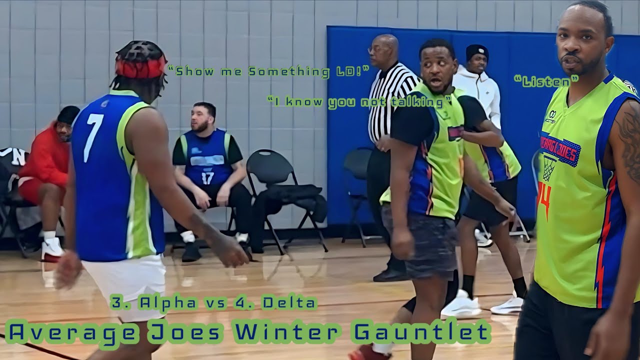 Average Joes 🏀 Winter Gauntlet: (3) Team Alpha vs (4) Delta WEEK 1  [LD VS RON]