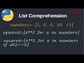 py4@2 List Comprehension in Python