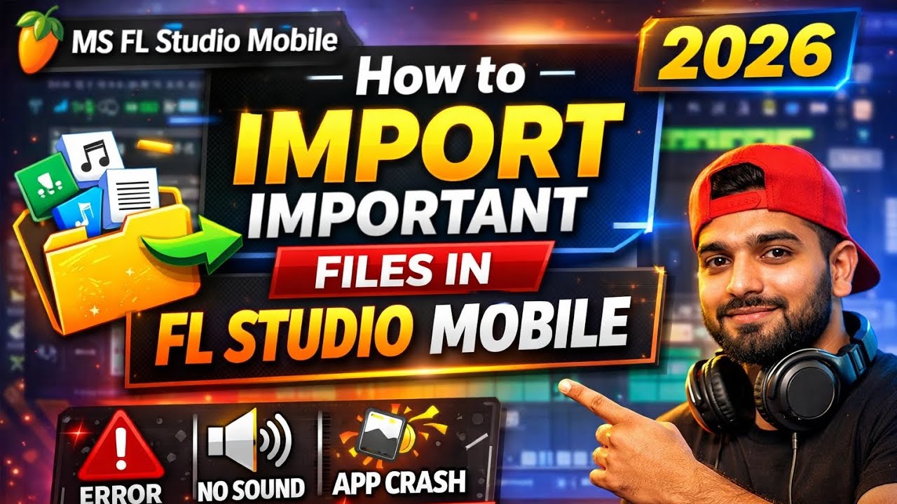 How To Import Important Files In FL Studio Mobile 2026 | MS FL Studio Mobile