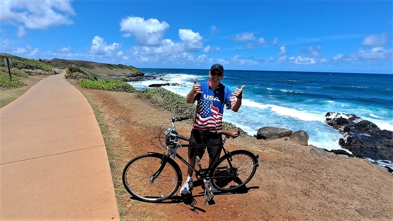 Biking at Kauai, Hawaii YouTube