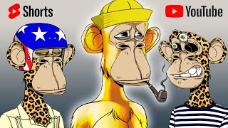 INSANE 107 Bored Ape Yacht Club NFT Collection! #shorts