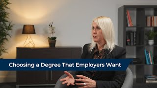 Choosing a Degree That Employers Want | Prof. Alison Watson | Part 2