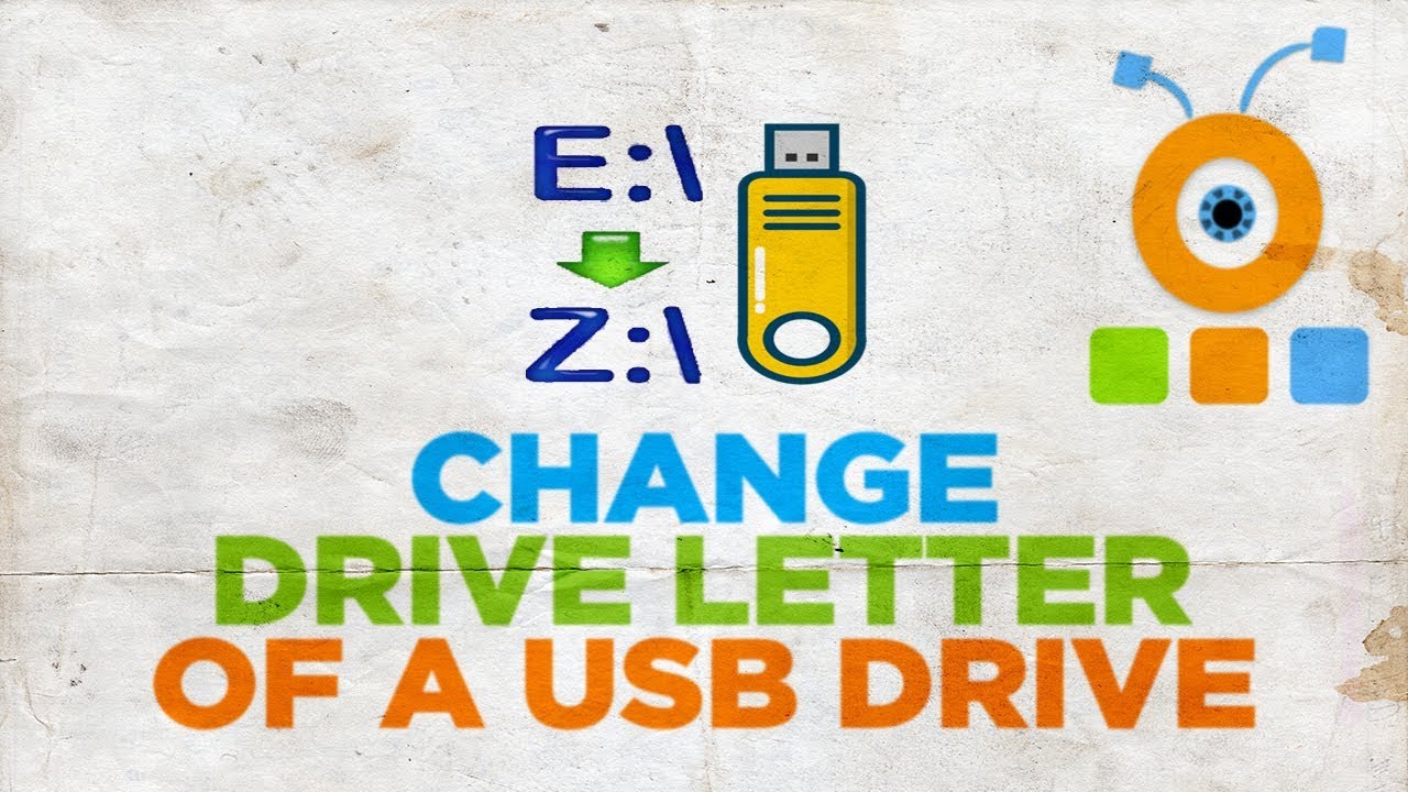 change drive letter for usb