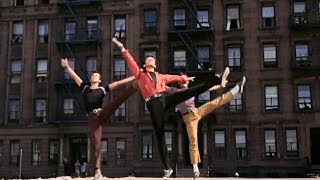 Prologue-Jets and Sharks-West Side Story(1961) George Chakiris-Russ Tamblyn