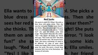 Red Socks #englishpractice #englishlearning #english #story #shorts