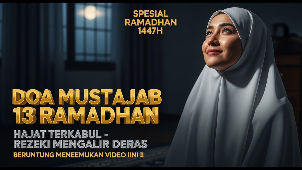 Doa Mustajab 13 Ramadhan Merdu Terbaru 1447 H - 2026 || Lirik Arab dan Terjemah