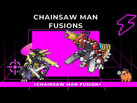 All Chainsaw Man Fusions in Pokemon Infinite Fusion - CMS Anime References  Fangame 