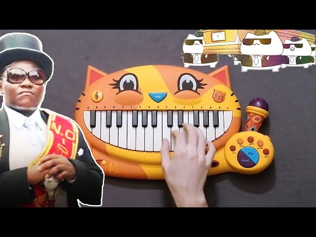 COFFIN DANCE Meme Song on a CAT Piano tutorial