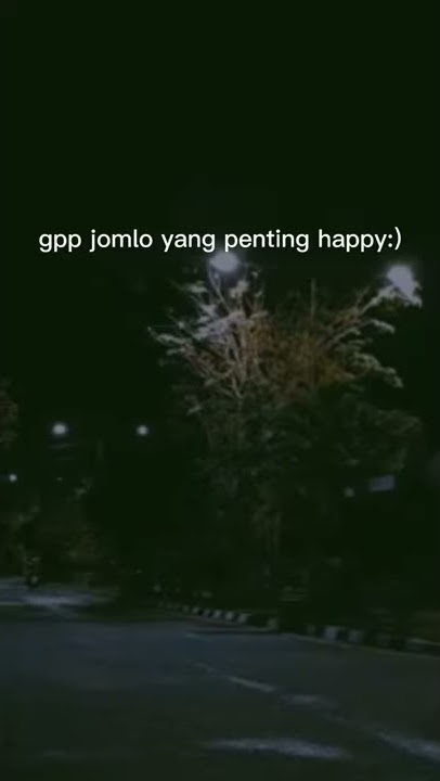story wa 30 detik||gpp jomlo yang penting happy
