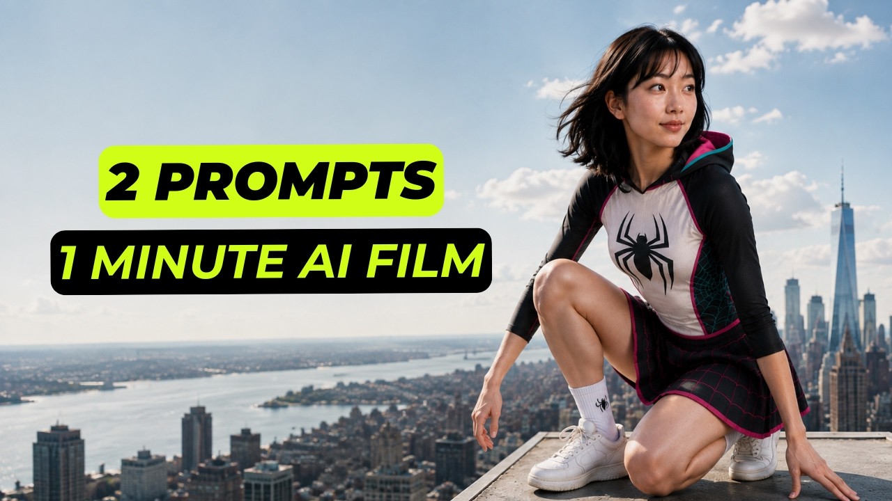 How I Made a 1-Minute AI Film With Only 2 Prompts (Full Workflow + Prompts)