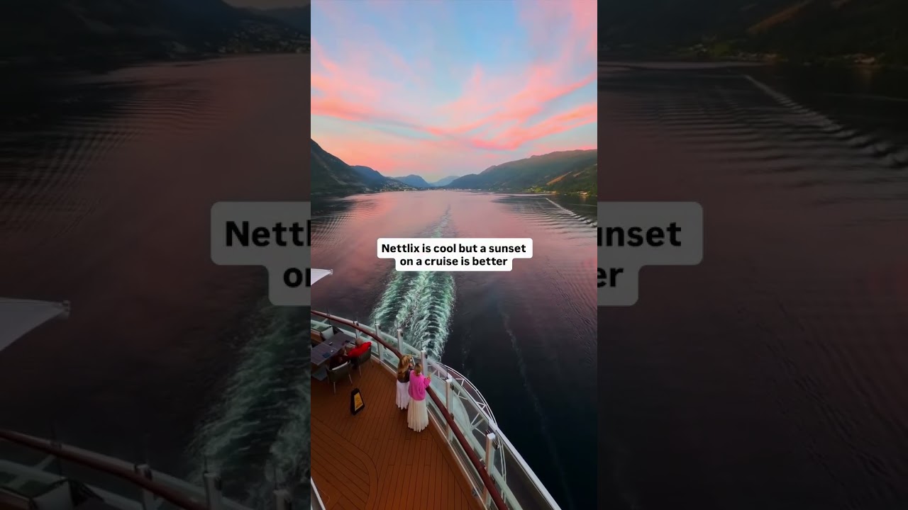 Sunsets on a Norway cruise