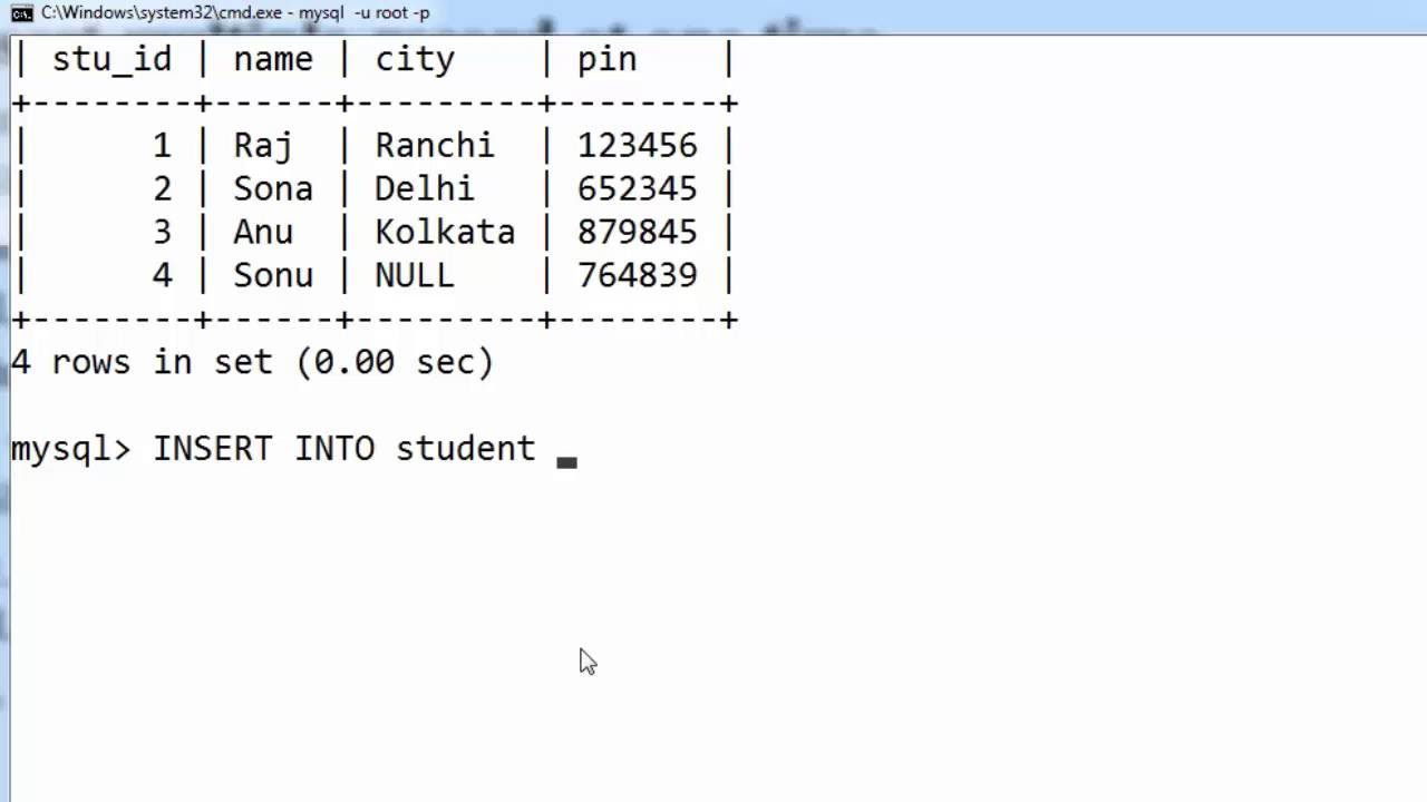 sql insert into  New  19. INSERT INTO Multiple rows in SQL (Hindi)