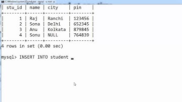 19. INSERT INTO Multiple rows in SQL (Hindi)