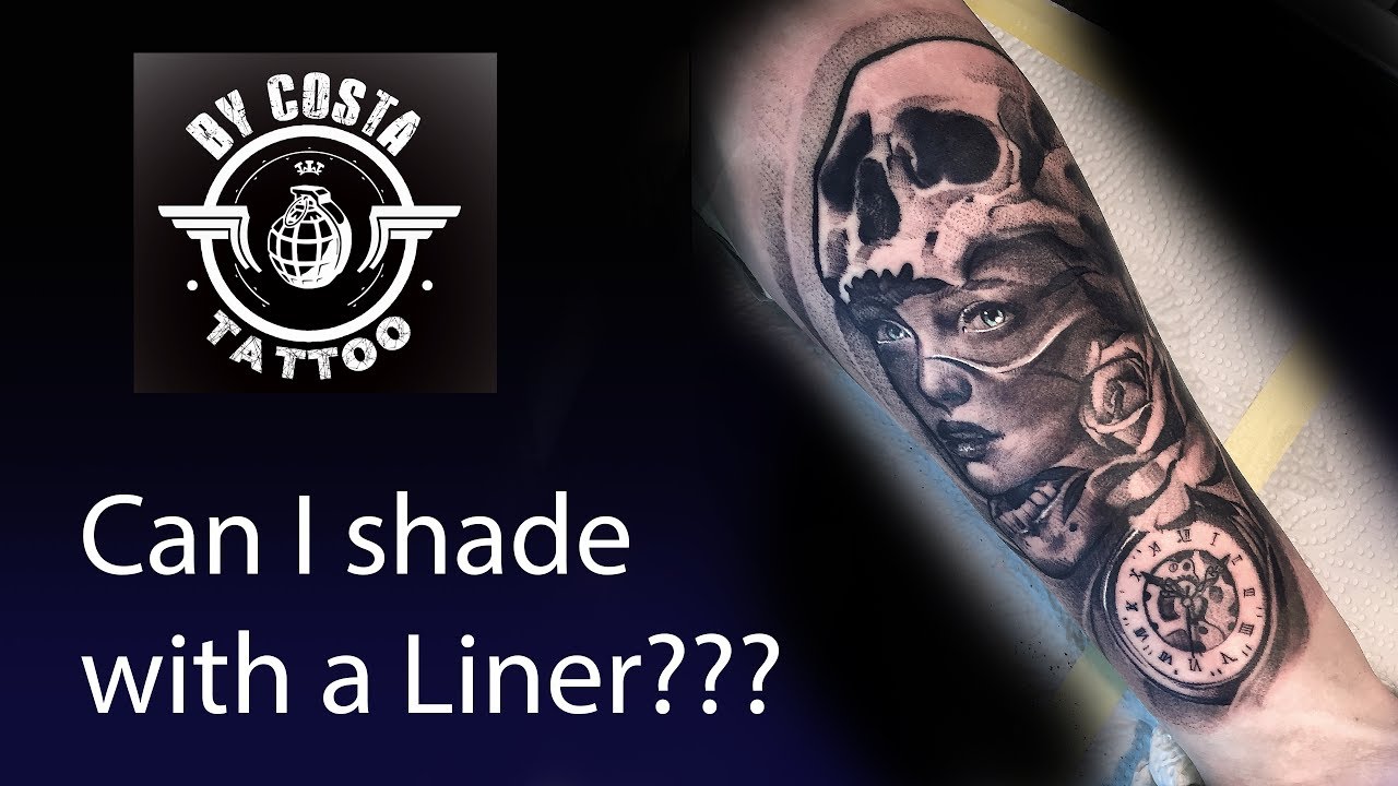 how to do shading with a liner tattoo time lapse youtube how to do shading with a liner tattoo time lapse youtube