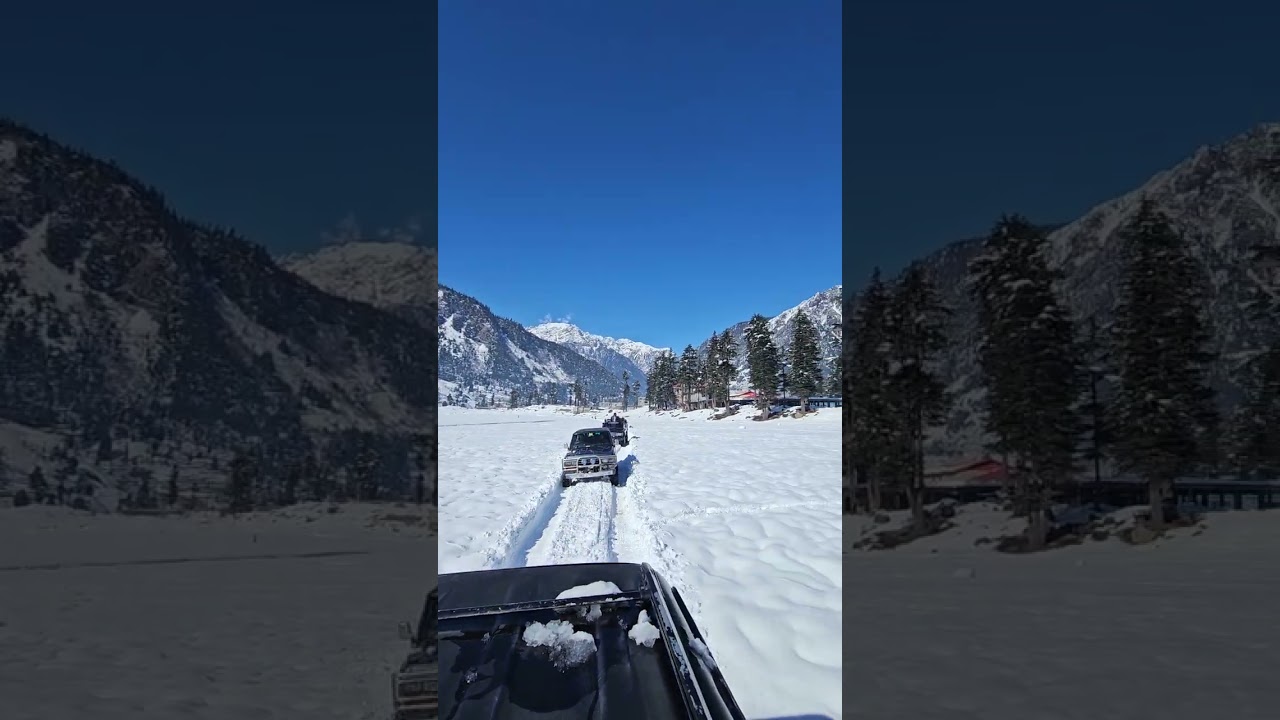 کالام سنو فیسٹیول جیپ ٹریک Kalam Snow Festival Jeep Track