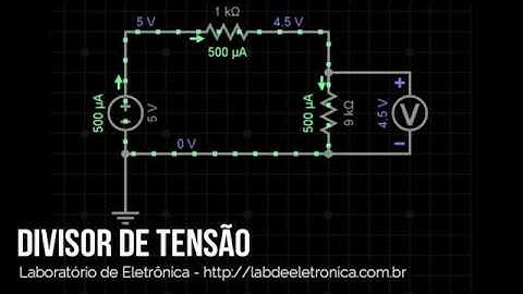 Como Funciona o Divisor de Tensão