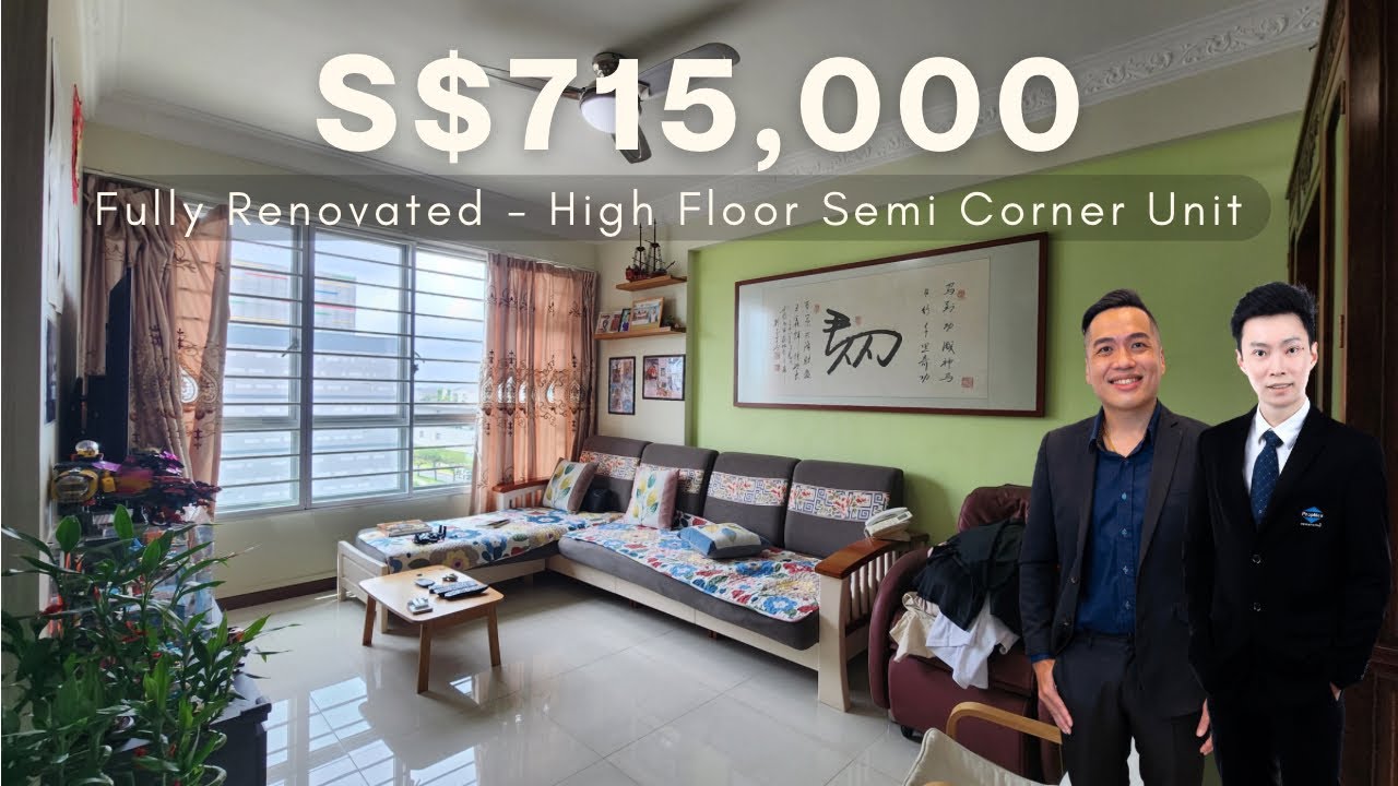 218c Boon Lay View High Floor Semi Corner Unit - YouTube