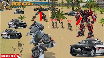 Robot Transform Car Android Game by Naxeex Robots | naxeex | Robot Car Game Play