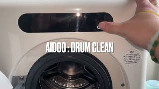 Aidoo Mini Washer/Dryer : Drum Clean #miniwashingmachine #laundry #cleaning #washingmachine #clean