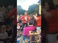 Teacher shaves head in public to encourage student with cancer.