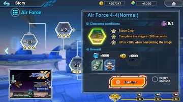 ROCKMAN X DIVE OFFLINE : Air Force 4-4 (Normal) Deep Element Hidden