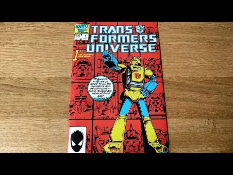 Original 1986 Transformers Universe #1 Book