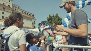 Los Angeles Dream Center 2018 Backpack Giveaway Dodgers Pitcher Clayton Kershaw, Kershaw's Challenge