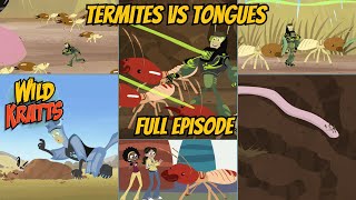 Wild Kratts S02E04 - Termites vs  Tongues (Full Episode); termite, aardwolf, aardvark, bat eared fox