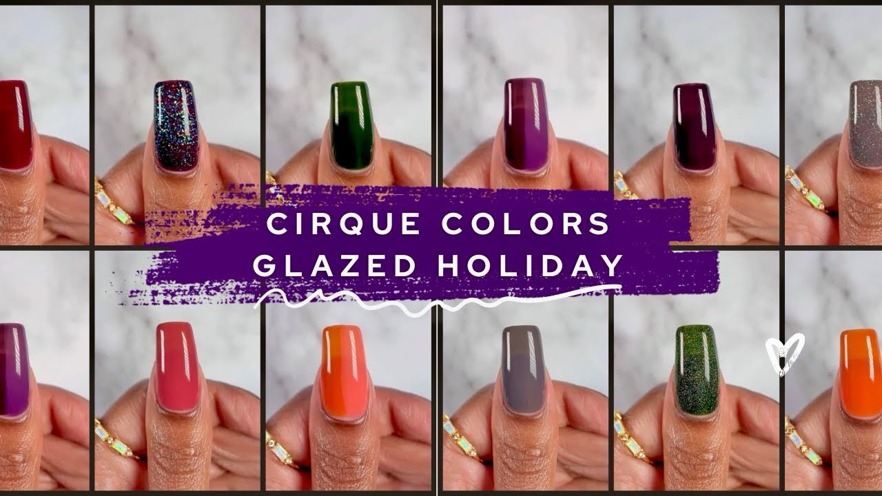 NEW Cirque Colors  - Glazed Holiday 2025 | Swatches & Comparisons 
