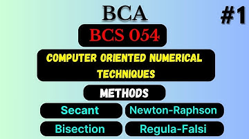 IGNOU BCA BCS 054 PART 1