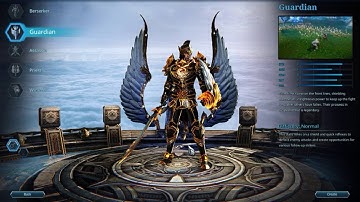 Riders of Icarus Quick look at graphic settings and character creation.