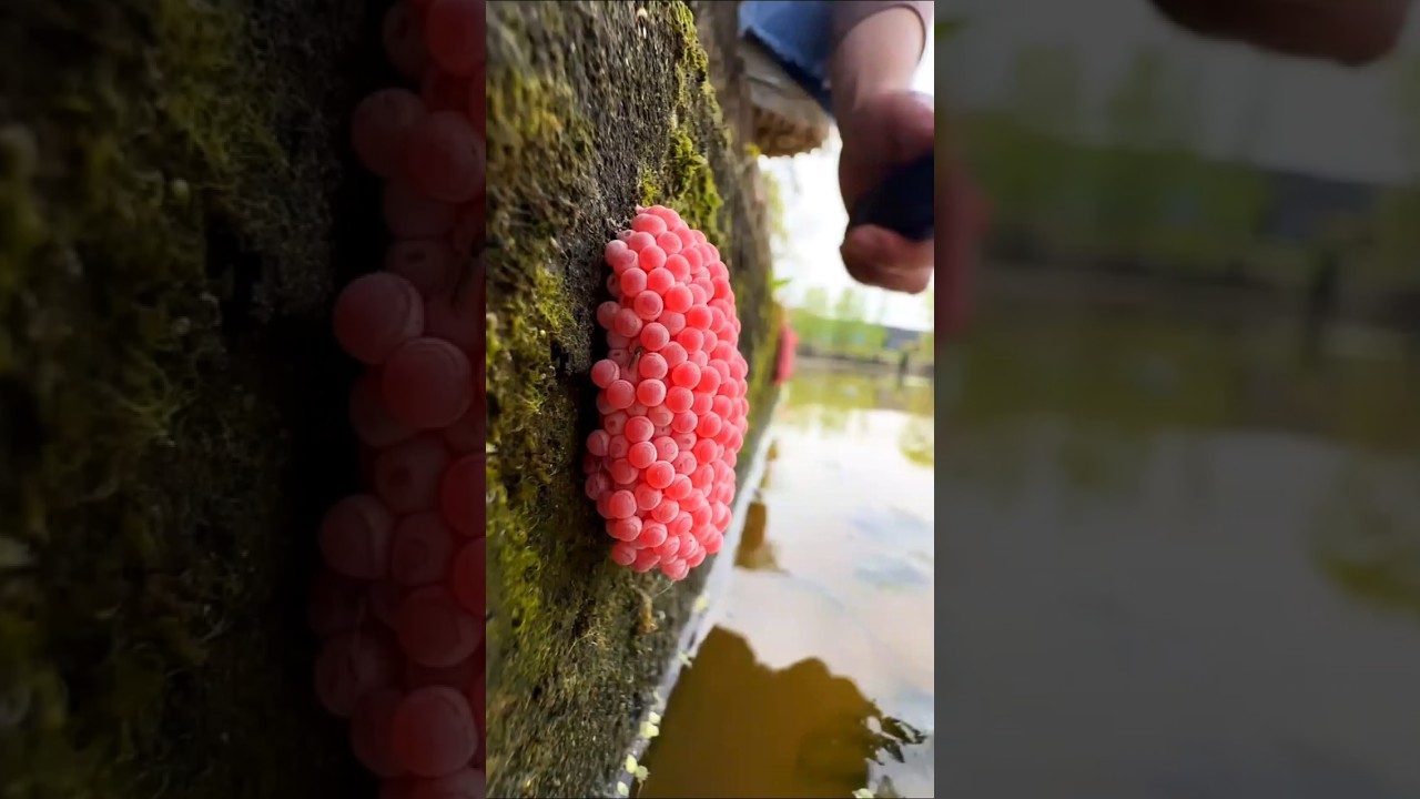 If You Ever See A Apple Snail ! Crash It Immediately😨‼️