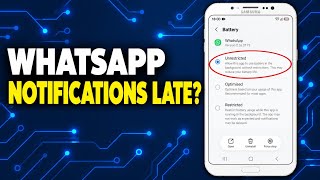 WhatsApp Notifications Late Try This Setting