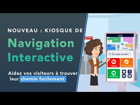 Découvrez le fonctionnement des kiosques de navigation interactif Eye-In Média pour les hôpitaux