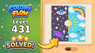 Colony Flow! - Level 431 Walkthrough 🧩 | Solution & Gameplay (ABI GAMES) 🐜