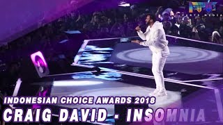 CRAIG DAVID ( INSOMNIA ) - INDONESIAN CHOICE AWARDS 2018 NET. #ICA5