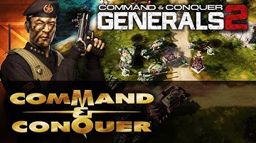 🔴⁴ᴷ⁶⁰ C&C GENERALS 2 Mod | Canals | China vs GLA Hard AI