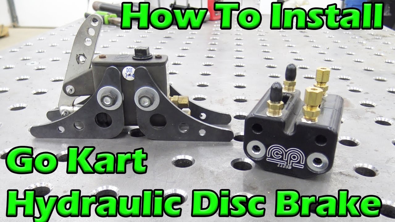 How To Install Go Kart Hydraulic Disc Brakes