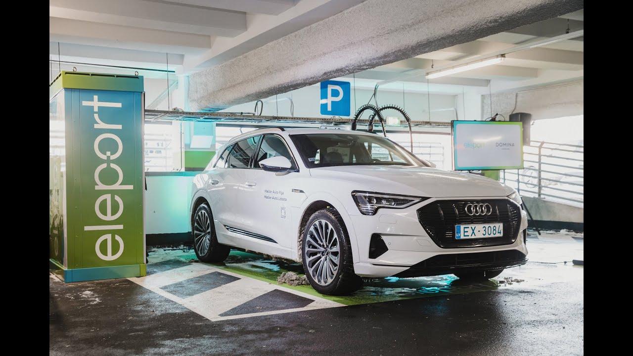 Šomēnes „Domina Shopping” atklātajā Eleport stacijā elektroauto uzlāde būs bezmaksas!