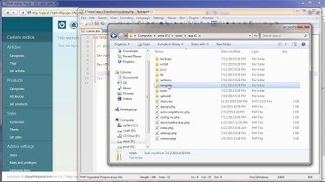 PHP Admin Panel - create custom section