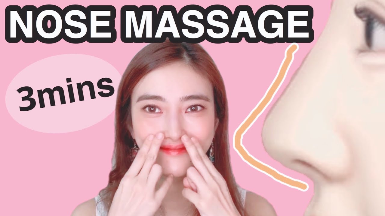 NOSE MASSAGE to Slim down, Sharpen and Reshape Flat Nose | Pig Nose Massage