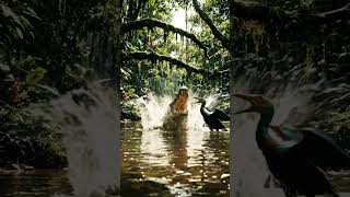 Deadly Water Trap 🐊💥 #crocodile #jungle #wildlife #danger #animals #viral #nature